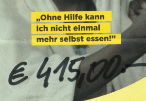 Bild zeigt die Summe der Sammelaktion und Informationen, was mit dem Geld alles ermöglicht werden kann